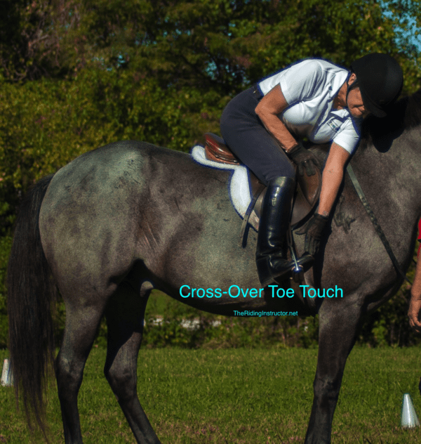 2nd Toe Riding Teaching Toe Touches in Horseback Riding Lessons - The Riding Instructor